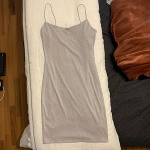 Silver sparkly dress